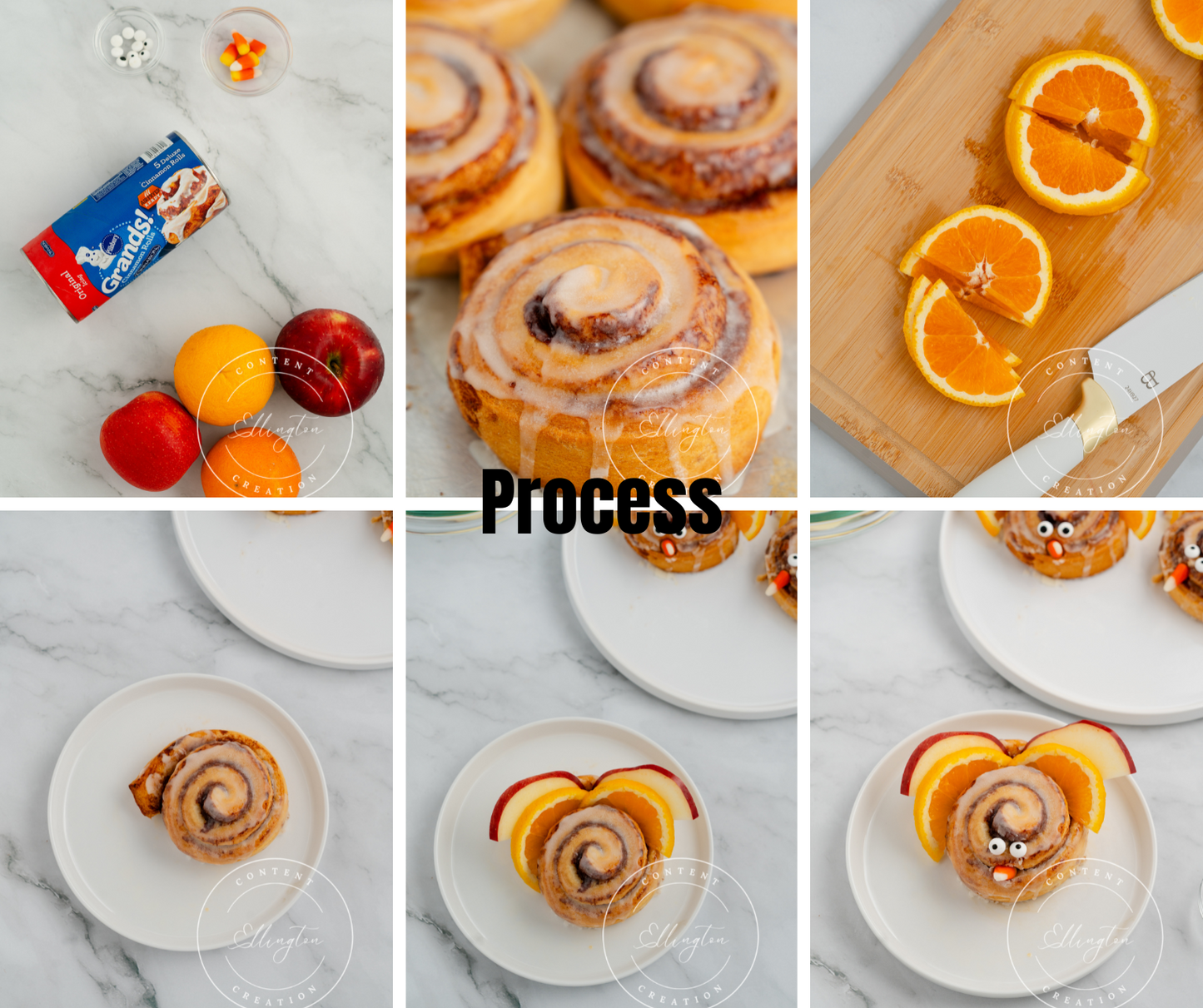 Turkey Cinnamon Rolls Set 3 of 3
