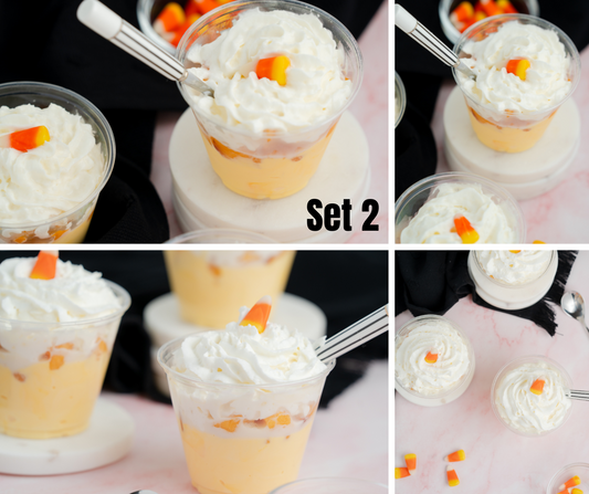 Candy Corn Yogurt Parfaits Set 2 of 2 - Semi-exclusive