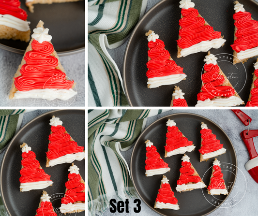 Santa Hat Rice Krispie Treats Set 3 of 6