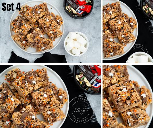 Halloween Candy Rice Krispie Treats Set 4