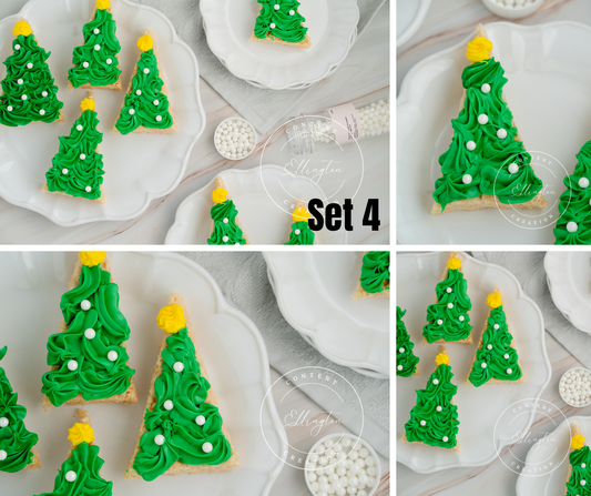 Christmas Tree Rice Krispies Treats Set 4 of 5