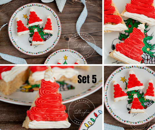Santa Hat Rice Krispie Treats Set 5 of 6